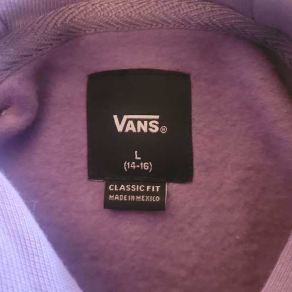 Vans Kids Lavender Skull Hoodie - Picture 6 of 6